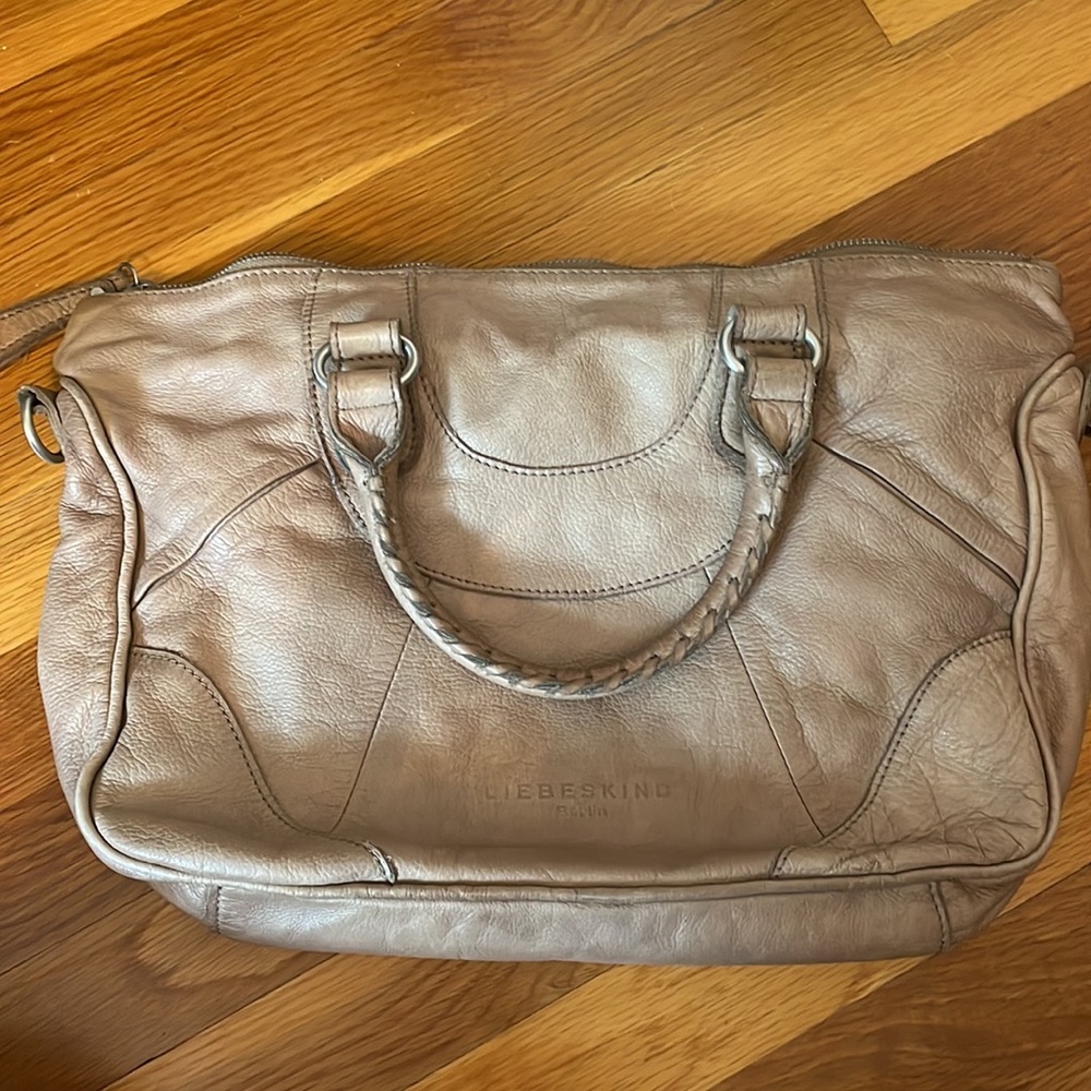 Liebskind leather crossbody and top handle purse